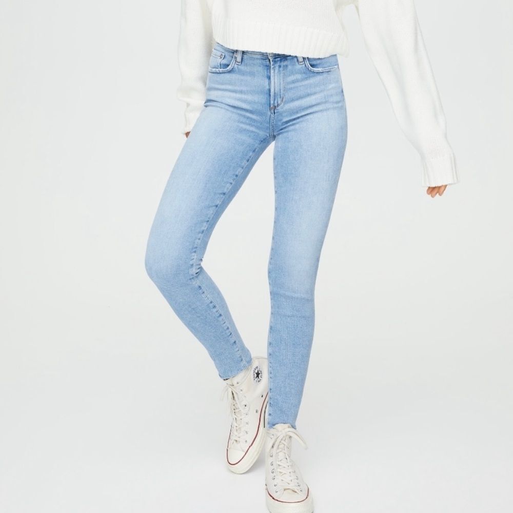 Agolde Sophie Jeans Distressed Light Wash Size 30